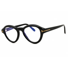 Tom Ford Men's Eyeglasses - Shiny Black Acetate Oval Full Rim Frame | FT5962-B 001
