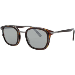 Dior Men's Sunglasses - Dark Havana/Silver Square Shape Full Rim Frame | DM40148I 52C