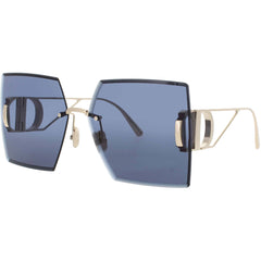 Dior Women's Sunglasses - Shiny Gold Metal Oversized Rimless Frame | CD40101U 10V