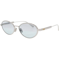 Dior Women's Sunglasses - Shiny Palladium Metal Oval Full Rim Frame | CD40209U 16X