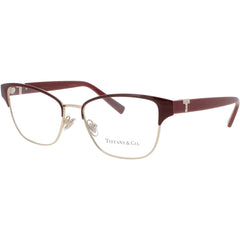 Tiffany & Co Women's Eyeglasses - Fired Brick/Silver Full Rim Frame | TF1152B 6185