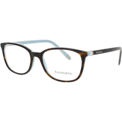 Tiffany & Co Women's Eyeglasses - Havana/Blue Acetate Full Rim Frame | TF2109HB 8134