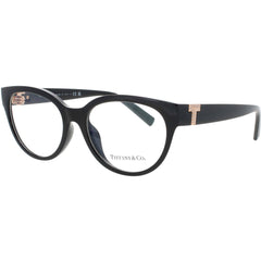 Tiffany & Co Women's Eyeglasses - Black/Gold Acetate Full Rim Frame | TF2258BU 8240