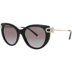 Tiffany & Co Women's Sunglasses - Black/Gold Cat Eye Shape Frame, 55mm | TF4253 80013C
