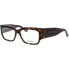 Balenciaga Men's Eyeglasses - Havana Acetate Cat Eye Full Rim Frame | BB0332O 002