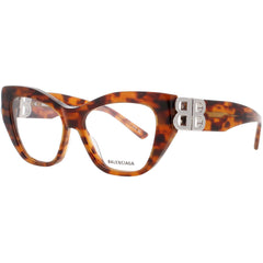 Balenciaga Women's Eyeglasses - Brown Acetate Cat Eye Full Rim Frame | BB0312O 006