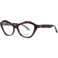 Balenciaga Women's Eyeglasses - Brown Acetate Cat Eye Full Rim Frame | BB0341O 002