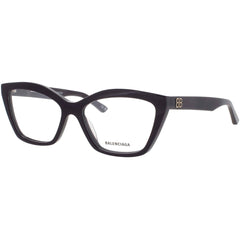 Balenciaga Women's Eyeglasses - Violet Acetate Cat Eye Full Rim Frame | BB0342O 007
