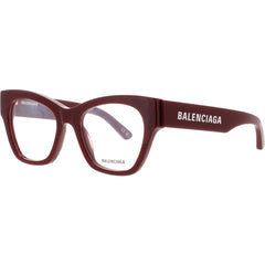 Balenciaga Women's Eyeglasses - Burgundy Acetate Cat Eye Full Rim Frame | BB0263O 004