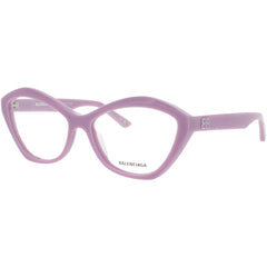 Balenciaga Women's Eyeglasses - Violet Acetate Cat Eye Full Rim Frame | BB0341O 007