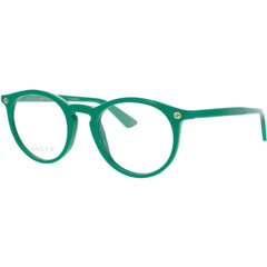 Gucci Men's Eyeglasses - Green Acetate Round Shape Full Rim Frame | GG0121O 008