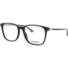 Mont Blanc Men's Eyeglasses - Black Acetate Square Shape Full Rim Frame | MB0338O 006