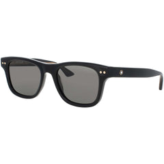 Mont Blanc Men's Sunglasses - Black Acetate Square Shape Full Rim Frame | MB0254S 005
