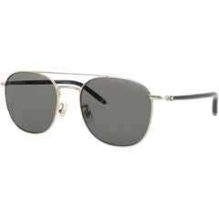 Mont Blanc Men's Sunglasses - Gold/Black Metal Pilot Full Rim Frame | MB0271S 006