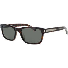 Saint Laurent Men's Sunglasses - Havana/Crystal Acetate Full Rim Frame | SL-662 004