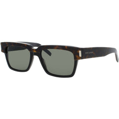 Saint Laurent Men's Sunglasses - Havana Acetate Square Full Rim Frame | SL-732 003