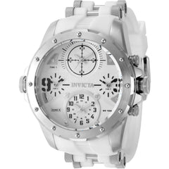 Invicta Men's Watch - Coalition Forces Quartz White and Silver Strap | 50217