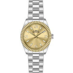 Invicta Men's Watch - Specialty Quartz Gold Tone Dial Silver Steel Bracelet | 50576