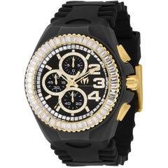 Technomarine Men's Watch - Cruise Quartz Chronograph Black Silicone Strap | TM-121187