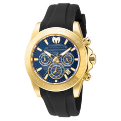 Technomarine Men's Watch - Manta Quartz Chrono Blue Dial Silicone Strap | TM-219036