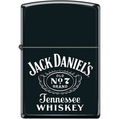 Zippo Windproof Pocket Lighter - Jack Daniels Black Matte Metal | XC370