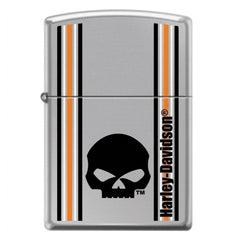 Zippo Windproof Pocket Lighter - Harley Davidson High Polish Chrome Metal | XC259