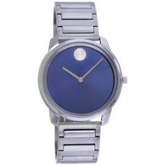 Movado Men's Watch - Bold Quartz Shiny Blue Dial Silver Tone Steel Bracelet | 3601314