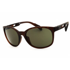 Adidas Unisex Sunglasses - Matte Dark Brown Injected Propionate Frame | SP0011 49N