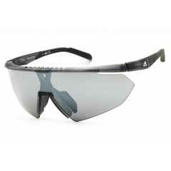 Adidas Men's Sunglasses - Grey Injected Propionate Shield Shape Frame | SP0015 20C