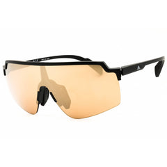 Adidas Men's Sunglasses - Shiny Black Injected Propionate Shield Frame | SP0018 01G