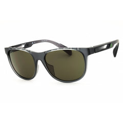 Adidas Men's Sunglasses - Grey Injected Propionate Rectangular Frame | SP0022 20N