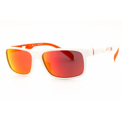 Adidas Men's Sunglasses - White Sport Wraparound Shape Full Rim Frame | SP0023 21L
