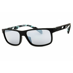Adidas Men's Sunglasses - Matte Black Sport Wraparound Full Rim Frame | SP0023 02C