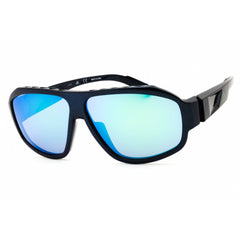 Adidas Men's Sunglasses - Blue Sport Wraparound Shape Full Rim Frame | SP0025 92N