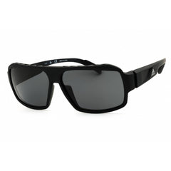 Adidas Unisex Sunglasses - Matte Black Sport Wraparound Full Rim Frame | SP0026 02D