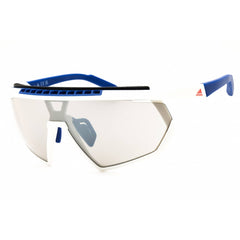 Adidas Men's Sunglasses - White Injected Propionate Shield Shape Frame | SP0029-H 21C