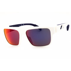 Adidas Men's Sunglasses - White Sport Wraparound Shape Full Rim Frame | SP0037 21Z