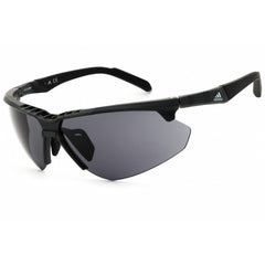 Adidas Men's Sunglasses - Black/Grey Injected Propionate Half Rim Frame | SP0042 05A