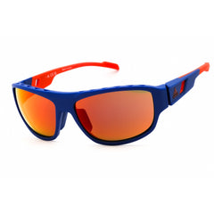 Adidas Men's Sunglasses - Matte Blue Injected Propionate Full Rim Frame | SP0045 91L