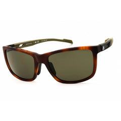 Adidas Men's Sunglasses - Dark Havana Sport Wraparound Full Rim Frame | SP0047 52N