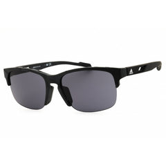 Adidas Men's Sunglasses - Black/Grey Injected Propionate Half Rim Frame | SP0048 05A