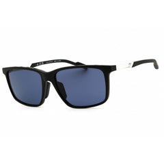 Adidas Men's Sunglasses - Matte Black Rectangular Shape Full Rim Frame | SP0050 02A