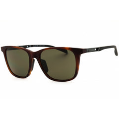 Adidas Men's Sunglasses - Dark Havana Rectangular Shape Full Rim Frame | SP0051 52N