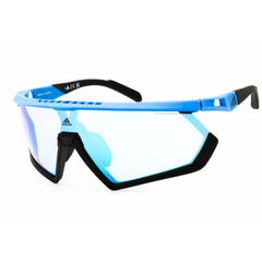 Adidas Men's Sunglasses - Matte Blue Injected Propionate Half Rim Frame | SP0054 91X