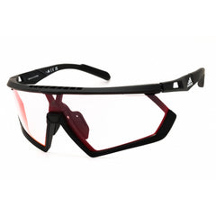 Adidas Men's Sunglasses - Matte Black Sport Wraparound Half Rim Frame | SP0054 02L