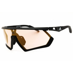 Adidas Men's Sunglasses - Matte Black Sport Wraparound Half Rim Frame | SP0054 02G