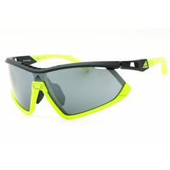 Adidas Men's Sunglasses - Grey/Green Injected Propionate Half Rim Frame | SP0055 20C