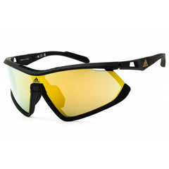 Adidas Men's Sunglasses - Matte Black Sport Wraparound Half Rim Frame | SP0055 02G