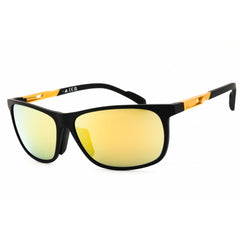Adidas Men's Sunglasses - Matte Black Rectangular Shape Full Rim Frame | SP0061 02G