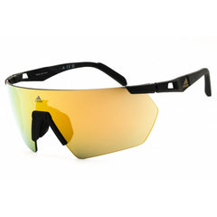 Adidas Unisex Sunglasses - Matte Black Sport Wraparound Rimless Frame | SP0062 02G
